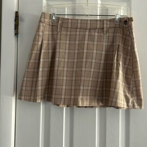 DIVIDED PLAID SKIRT SIZE M NWT